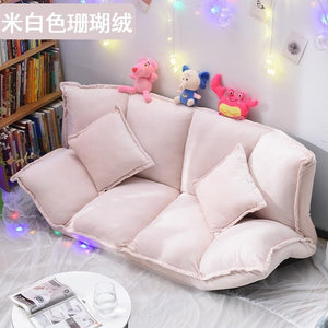European Lazy Couch Single Double Sofa Bed