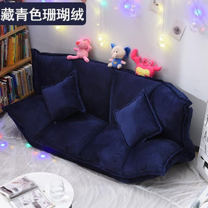 European Lazy Couch Single Double Sofa Bed