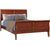 Cherry Platform Bed with Solid Wood Frame