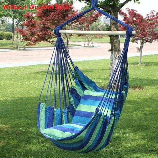 Garden Hanging Hammock Chair with 2 Pillows