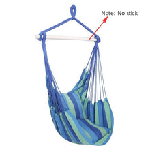 Load image into Gallery viewer, Garden Hanging Hammock Chair with 2 Pillows