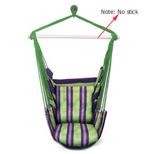 Load image into Gallery viewer, Garden Hanging Hammock Chair with 2 Pillows