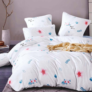 Alanna Printed Solid Bedding Sets