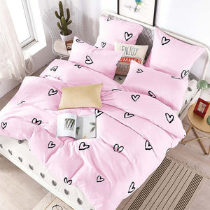 Alanna Printed Solid Bedding Sets