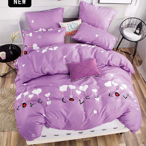 Alanna Printed Solid Bedding Sets