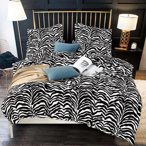 Alanna Printed Solid Bedding Sets