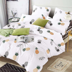Alanna Printed Solid Bedding Sets