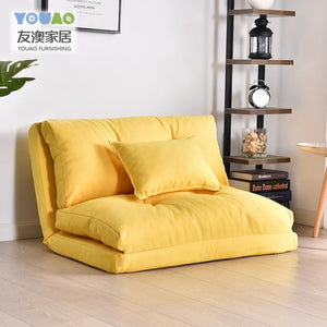 Foldable Lazy Little Double Sofa Bed