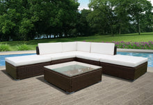 Load image into Gallery viewer, Panana 6PCS Rattan Outdoor Garden Corner Sofa Set