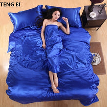 Load image into Gallery viewer, Pure Satin Silk Bedding Sets