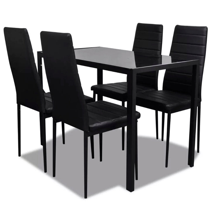 VidaXL 5pcs Dining Room Set Modern Design High Quality