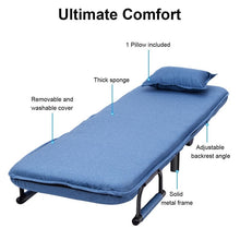 Load image into Gallery viewer, Convertible Folding Leisure Recliner Sofa Bed