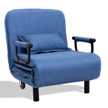 Load image into Gallery viewer, Convertible Folding Leisure Recliner Sofa Bed