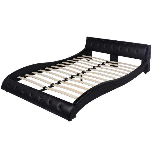 WAVE Bed Frame Artificial Leather Bed