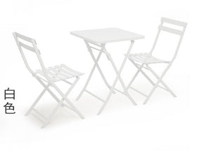 DELIGHT 3PCS Metal Nordic Modern Table and Chair Set