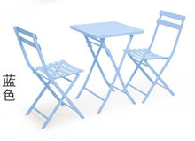 Load image into Gallery viewer, DELIGHT 3PCS Metal Nordic Modern Table and Chair Set