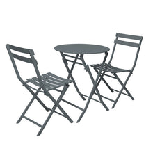 Load image into Gallery viewer, DELIGHT 3PCS Metal Nordic Modern Table and Chair Set
