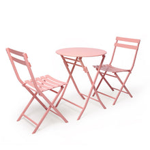 Load image into Gallery viewer, DELIGHT 3PCS Metal Nordic Modern Table and Chair Set