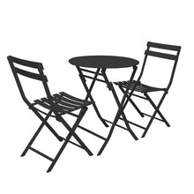 Load image into Gallery viewer, DELIGHT 3PCS Metal Nordic Modern Table and Chair Set