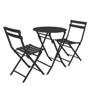 DELIGHT 3PCS Metal Nordic Modern Table and Chair Set
