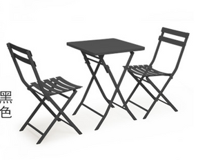 DELIGHT 3PCS Metal Nordic Modern Table and Chair Set
