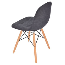 Load image into Gallery viewer, COSTWAY Set of 2 Mid Century Style Upholstered Dining Chairs