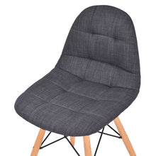 Load image into Gallery viewer, COSTWAY Set of 2 Mid Century Style Upholstered Dining Chairs