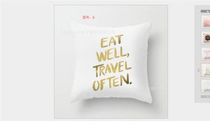 FASHION Throw Cushion Case Geometric Striped Flower Home Decor