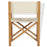 2019 New Arrival: Folding Director's Chair Solid Teak