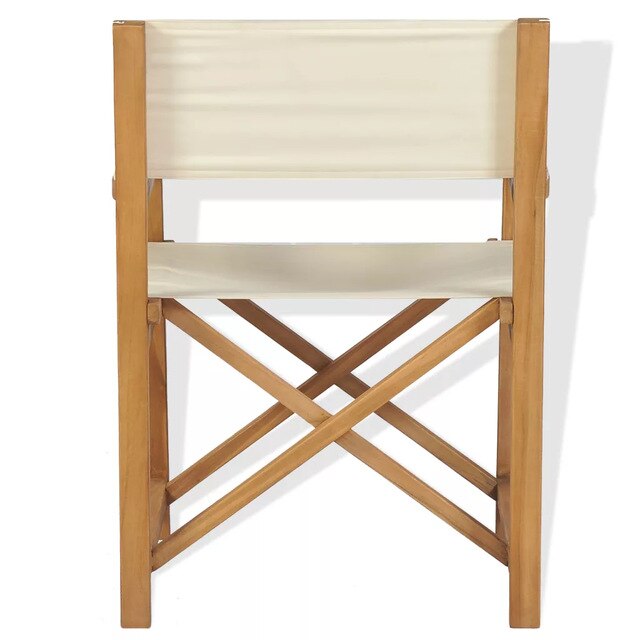 2019 New Arrival: Folding Director's Chair Solid Teak
