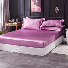 Load image into Gallery viewer, Home Textiles Luxury 100% Silk Fitted Sheet Pillowcase Set