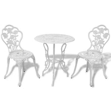 Load image into Gallery viewer, VidaXL 3 Piece Garden Bistro Set Cast Aluminium