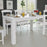 VidaXL High-Quality Dining Table 140x80x75cm White Elegant Design