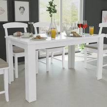 Load image into Gallery viewer, VidaXL High-Quality Dining Table 140x80x75cm White Elegant Design