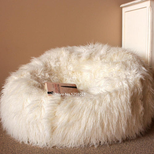 Large Island Design Original Bean Bag Fur Sofa