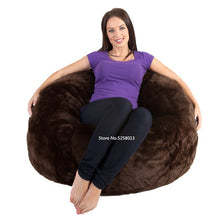 Load image into Gallery viewer, Large Island Design Original Bean Bag Fur Sofa