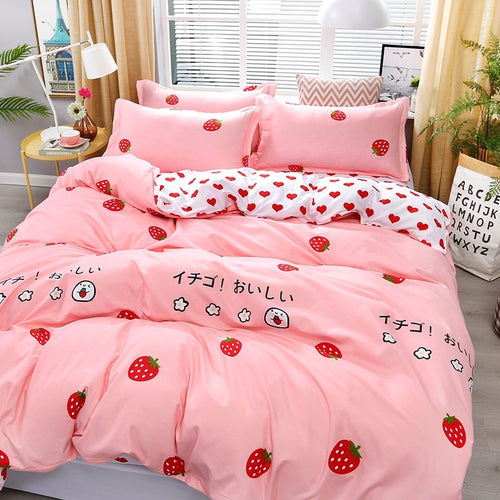 Strawberry Luxury Bedding Set