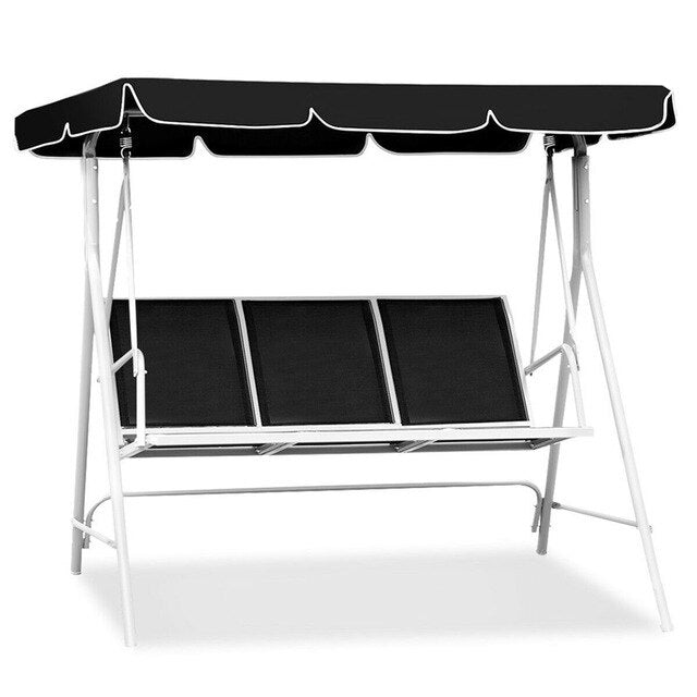 CANOPY 3 Persons Patio Deck Swing Bench