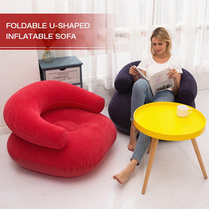 Inflatable Lazy Sofa Folding Chair suitable for Outdoors