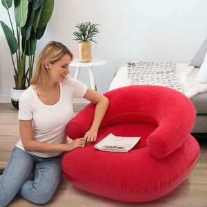 Inflatable Lazy Sofa Folding Chair suitable for Outdoors