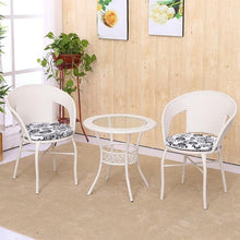 Load image into Gallery viewer, Cane Chair Tea Table 3 PCS