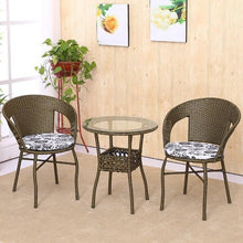 Load image into Gallery viewer, Cane Chair Tea Table 3 PCS