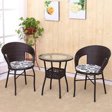 Load image into Gallery viewer, Cane Chair Tea Table 3 PCS