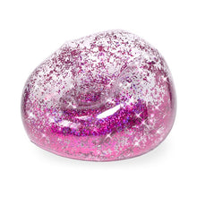 Load image into Gallery viewer, Transparent Inflatable Sofa PVC Lazy Bag with Rose Gold Glitter