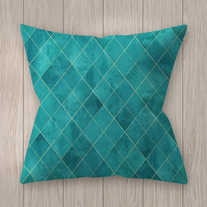 AQUA 45*45cm Square Decorative Throw Cushion Case