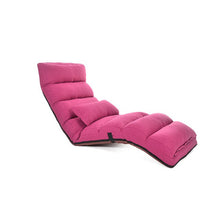 Load image into Gallery viewer, Adjustable Lazy Sofa Floor Chair with Feet Cushion