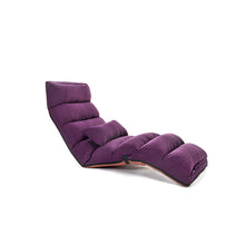 Load image into Gallery viewer, Adjustable Lazy Sofa Floor Chair with Feet Cushion