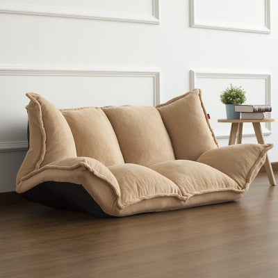 Floor Furniture Reclining Futon Sofa Bed