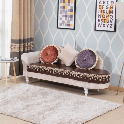 Beauty Chaise Sofa Tatami Style with European Fabric