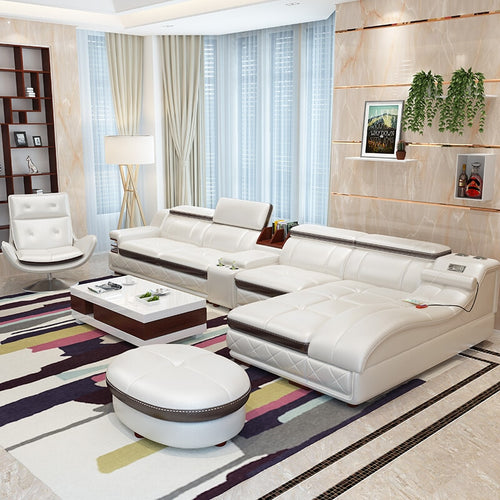 Large Modern Corner Sofa Set